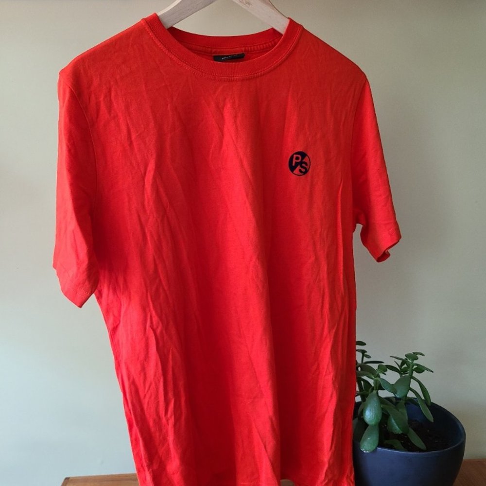 Paul Smith Red Cotton logo tee